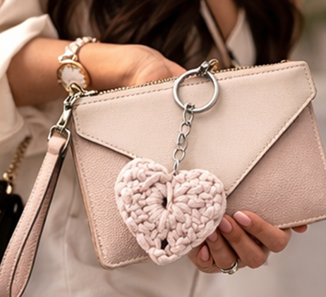 Handmade Cozyheart Keychain